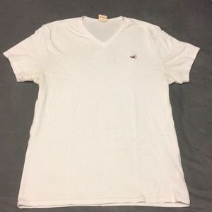 White Hollister V-Neck